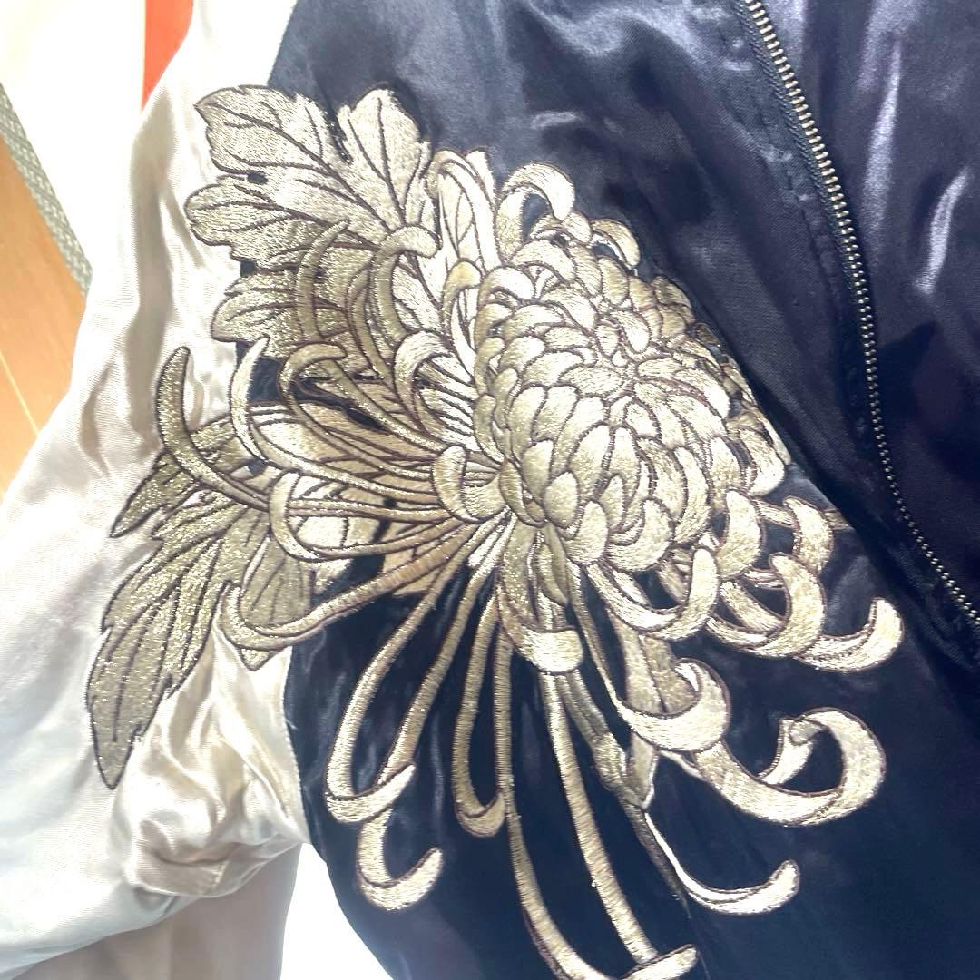 絡繰魂 粋/カラクリダマシイ イキ 信長の虎　スカジャン　2XL