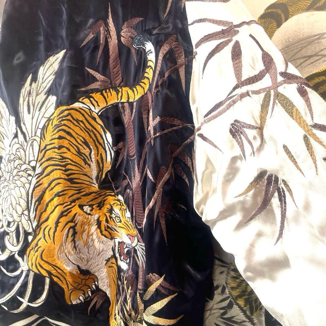 絡繰魂 粋/カラクリダマシイ イキ 信長の虎　スカジャン　2XL