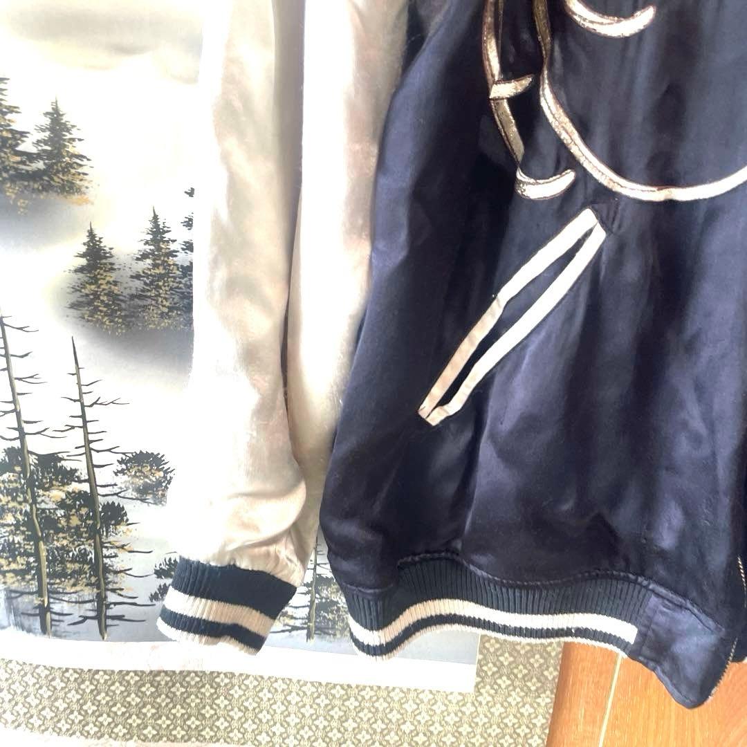 絡繰魂 粋/カラクリダマシイ イキ 信長の虎　スカジャン　2XL