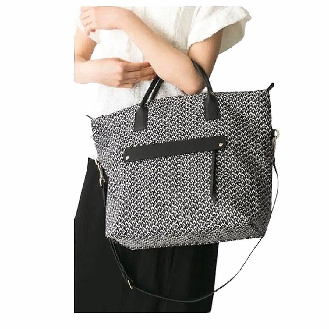 極美✨ロベルタピエリ　トートバック　タタミ　ウィークエンド　2way ブラック