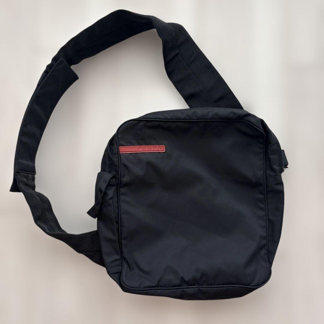 n*b様 90s 00s PRADA SPORT y2k ボディーバッグ arc