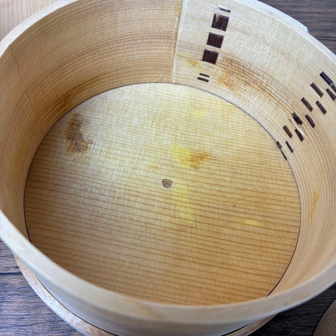 【まとめてお得】曲げわっぱ　おひつ　蓋付き　まとめ　セット