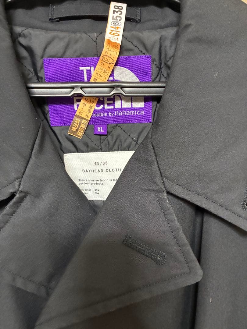 THE NORTH FACE パープルレーベル XL ブラックステンカラーコート