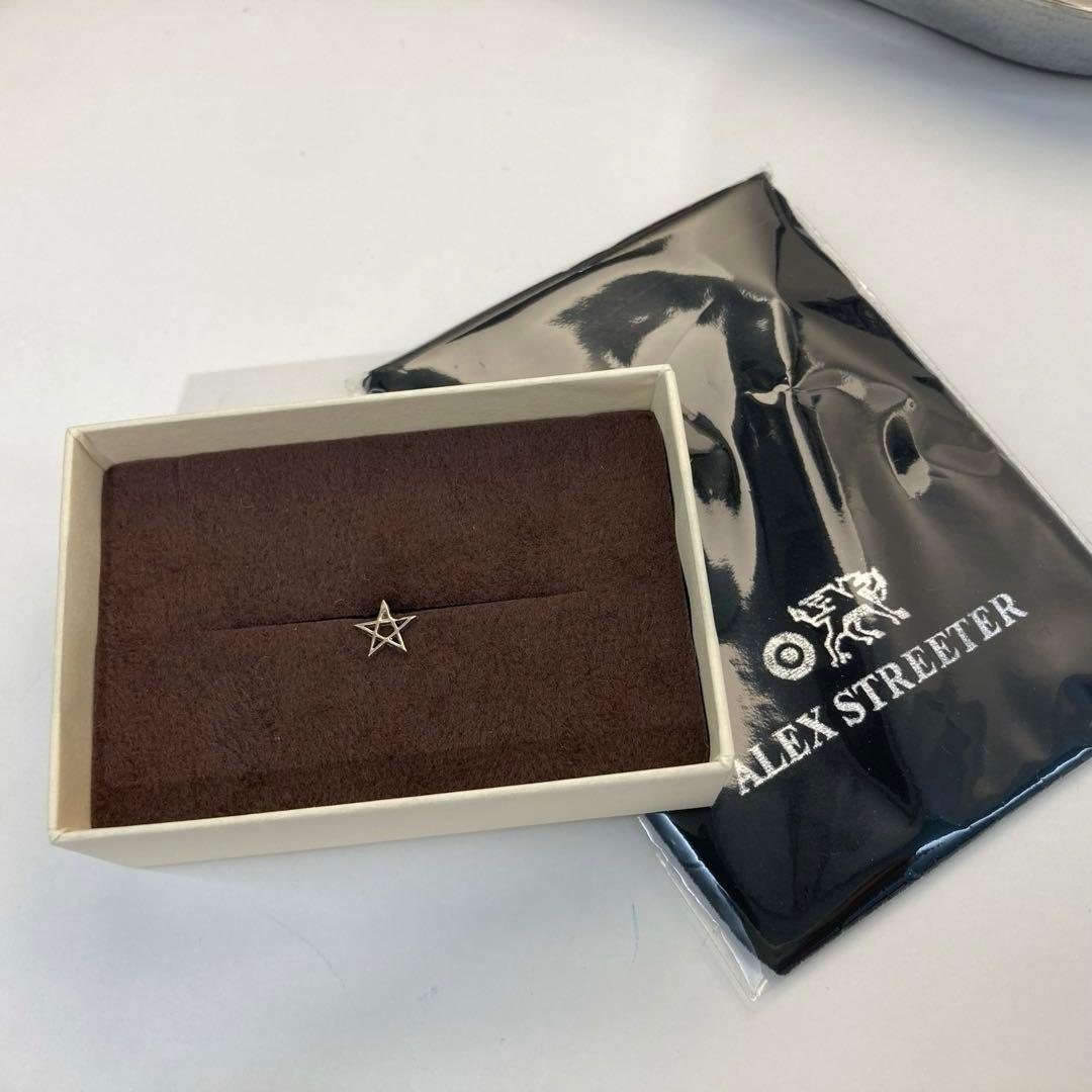 【ALEX STREETER】ピアス スタッド シルバー925 シンプルスター