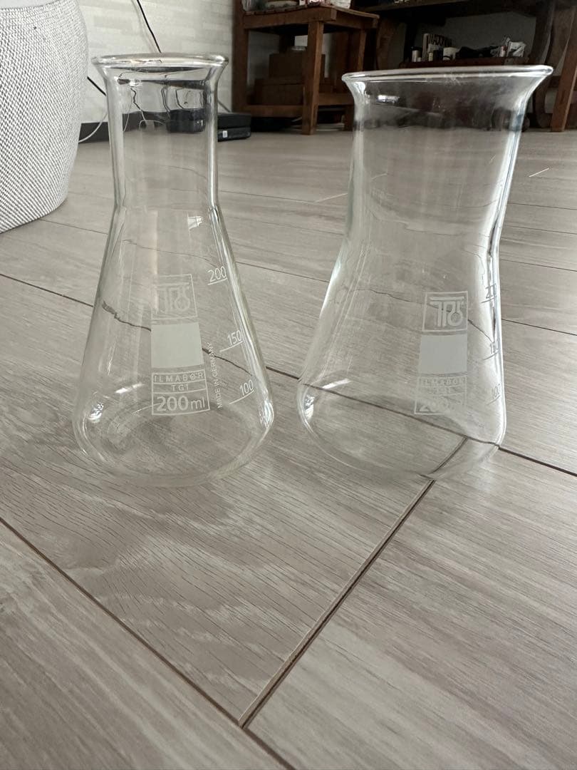 ドイツ製TGIビーカー生産終了ヴィンテージ アンティーク　アッシュペー花瓶