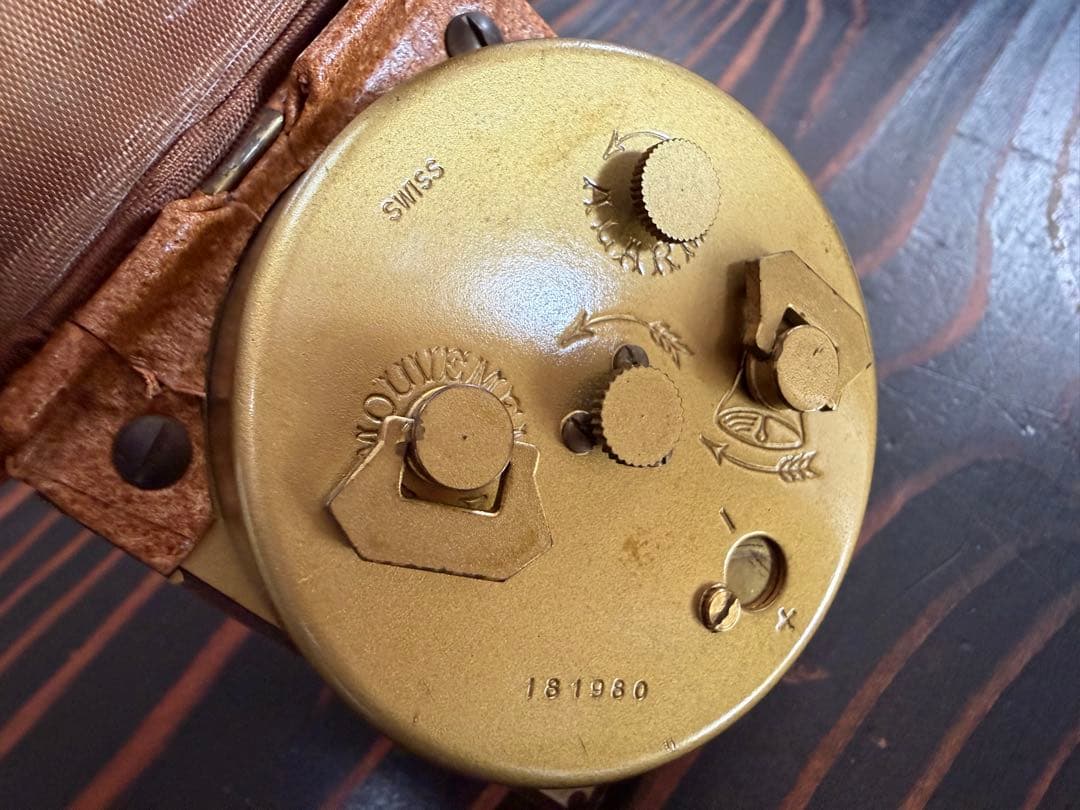 ルーピング　スイス製　８デイズ　トラベルアラーム　耐磁メカニカルウォッチ