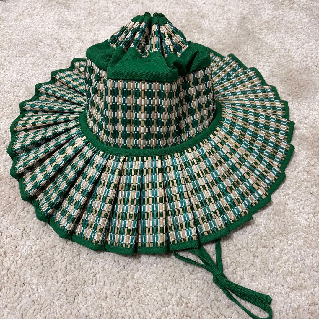 Lorna Murray フリル付きハット M 緑