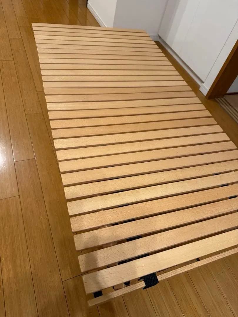 ウッドロールトップテーブル 天然木120cm/60cm コンパクト