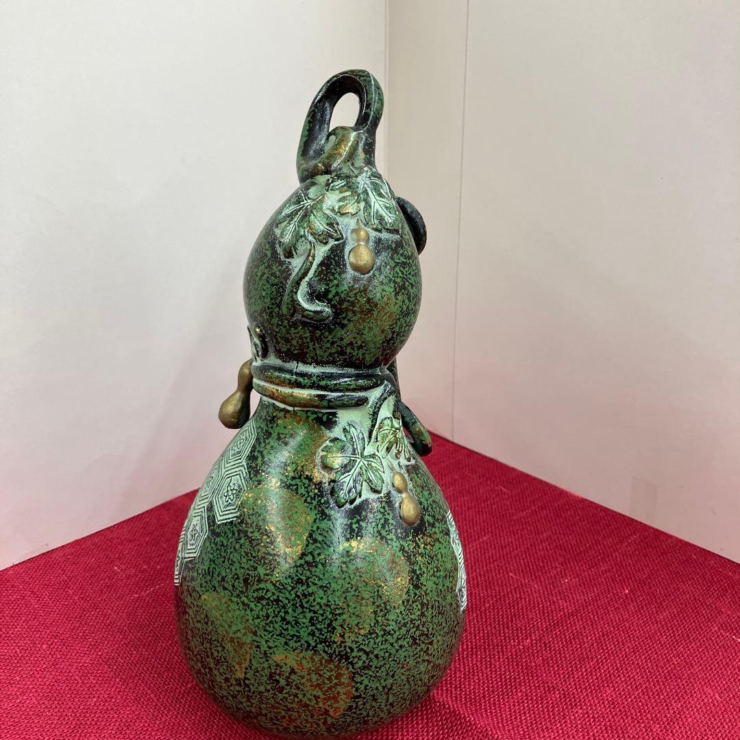 高岡銅器六瓢花入