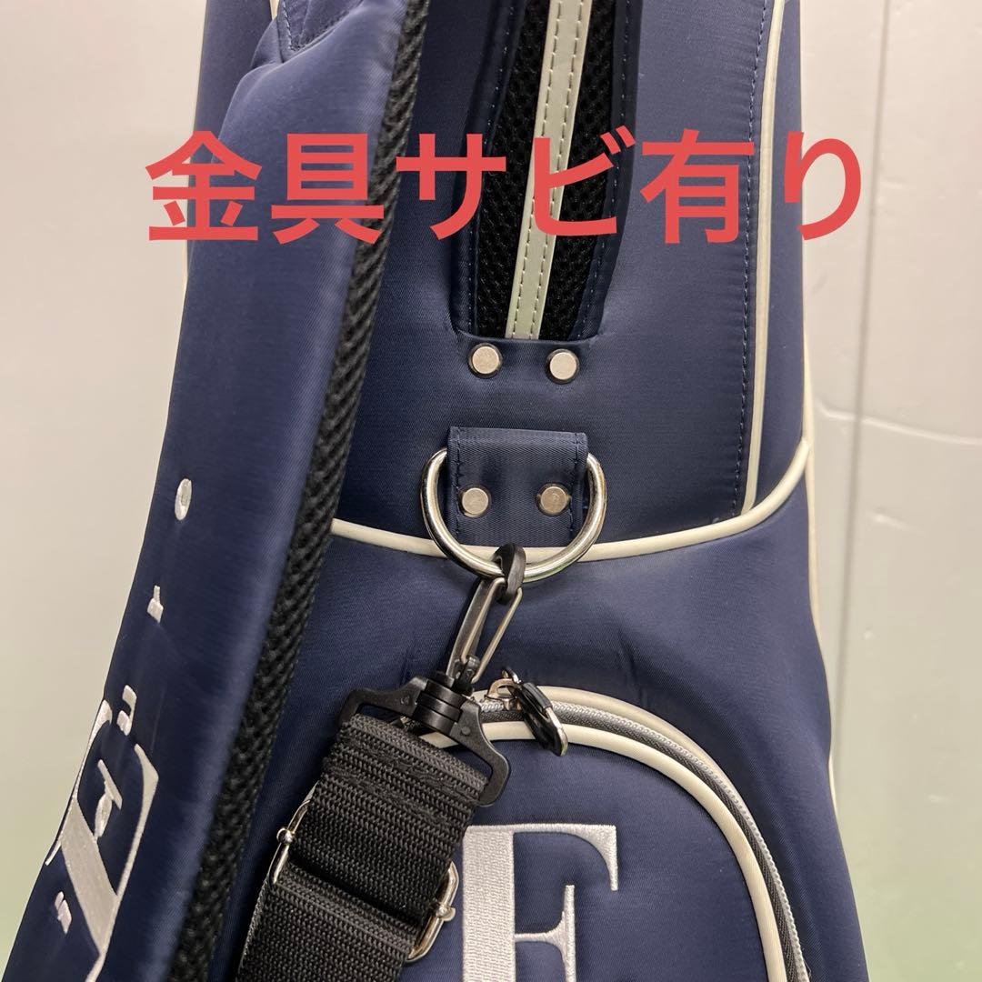 EPICURE エピキュール　ゴルフバッグ　8インチ　キャディバッグ　ネイビー