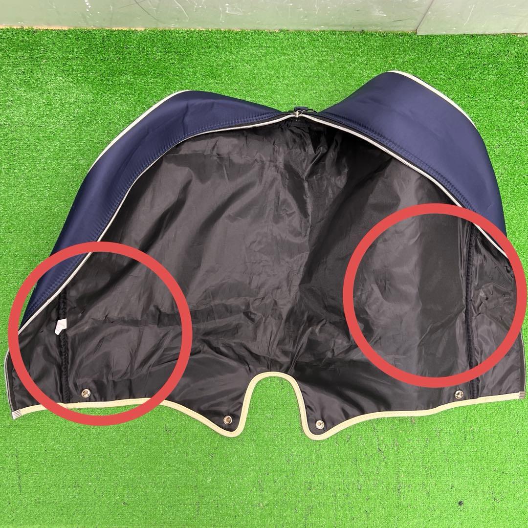 EPICURE エピキュール　ゴルフバッグ　8インチ　キャディバッグ　ネイビー