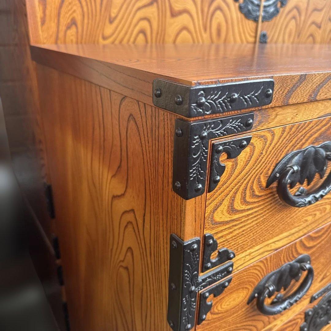 昭和レトロ　美品　岩谷堂箪笥　鍵付き