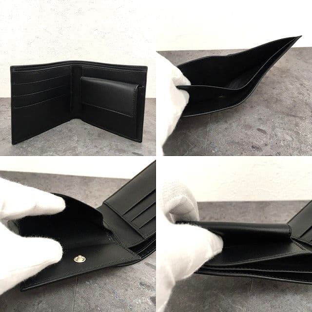 送料込み！ 未使用品 GUCCI 二つ折り財布 ブラック 箱付き 484