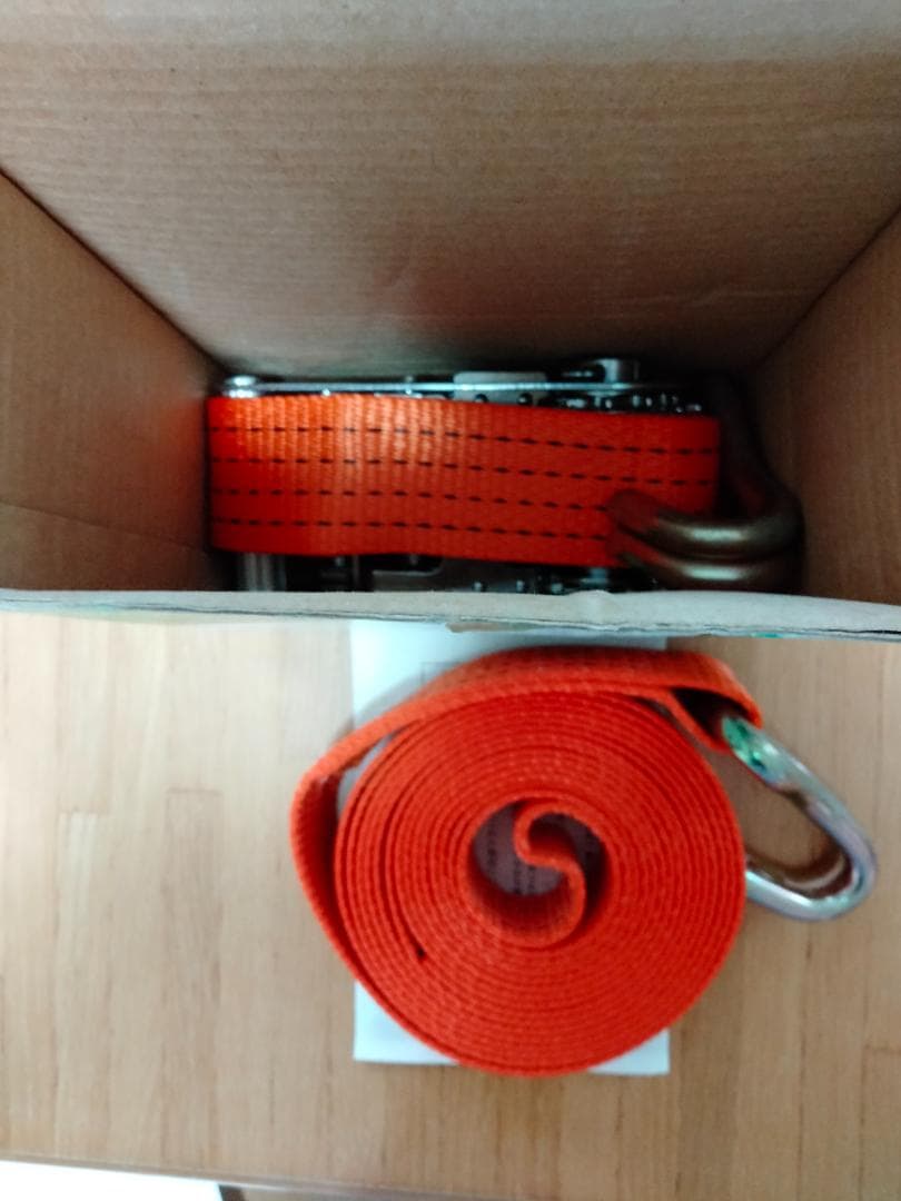 新品未使用　巨象印ラッシングベルト　LV50安全荷重800kg