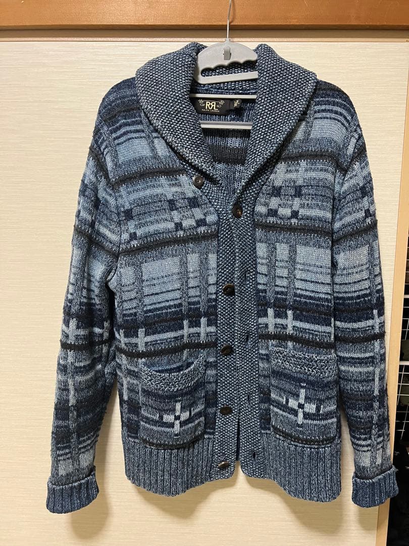 【RRL】ダブルアールエル ショールカラー カーディガン