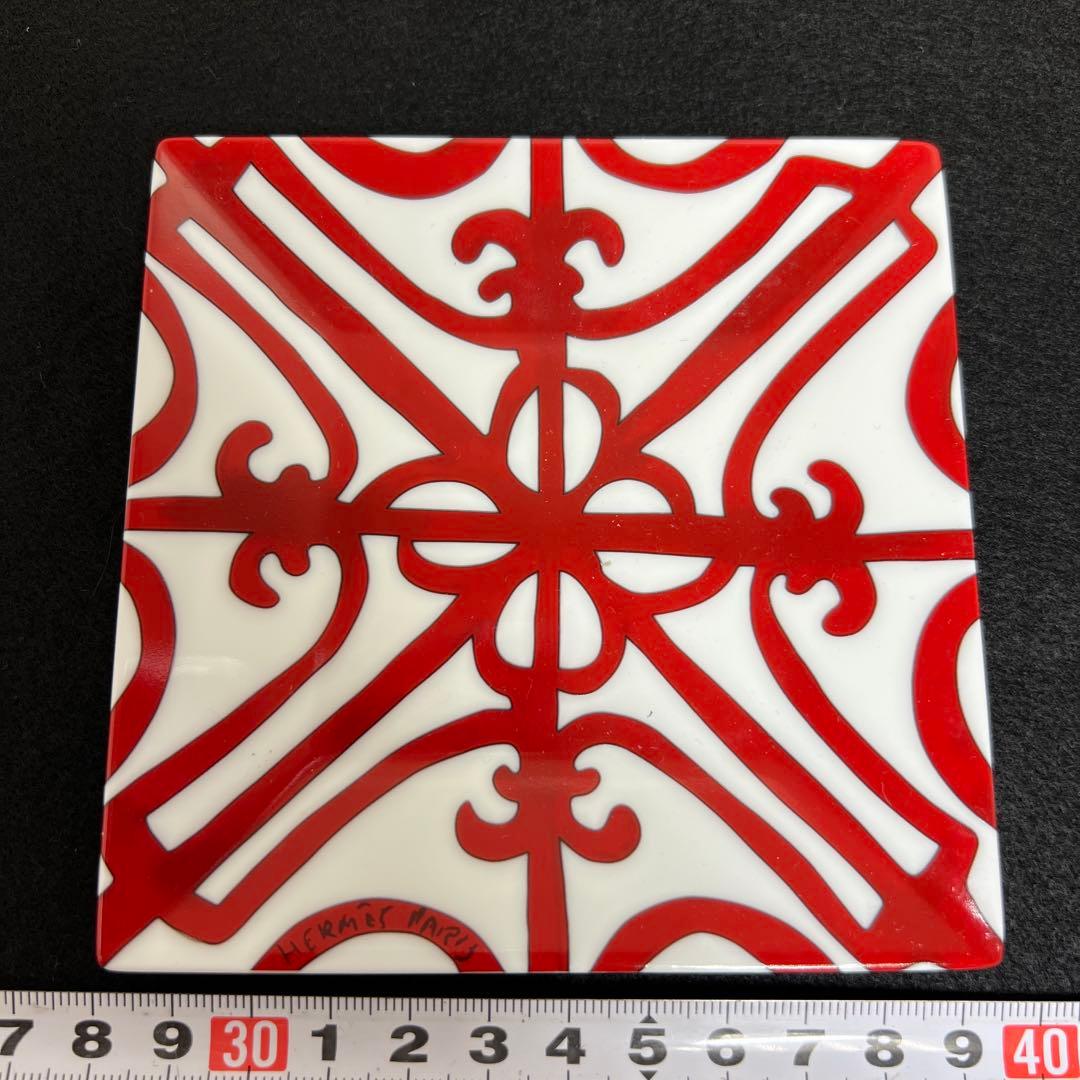 エルメス　ガダルギヴィール　スクエアプレートB 幅11.2㎝