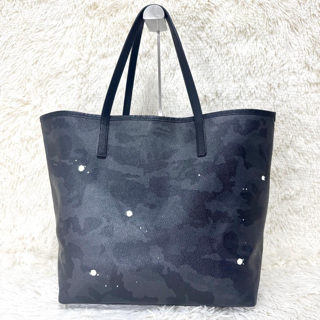 ジャンティバンティ トートバッグ MM ブラックカモ 迷彩 PVC 肩掛け A4