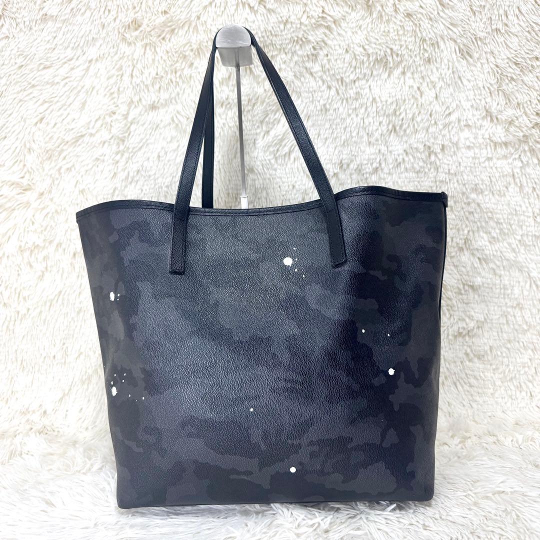 ジャンティバンティ トートバッグ MM ブラックカモ 迷彩 PVC 肩掛け A4