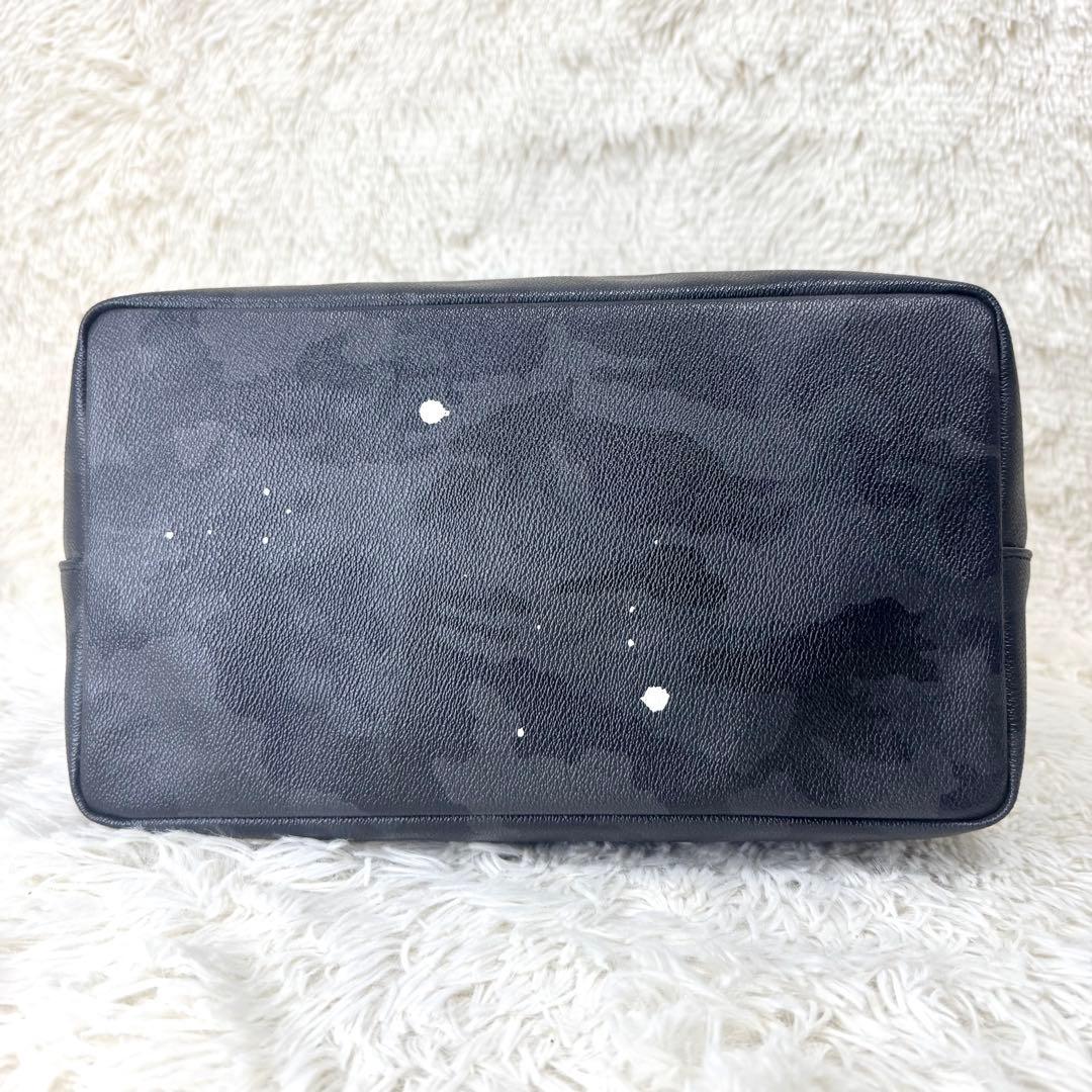 ジャンティバンティ トートバッグ MM ブラックカモ 迷彩 PVC 肩掛け A4