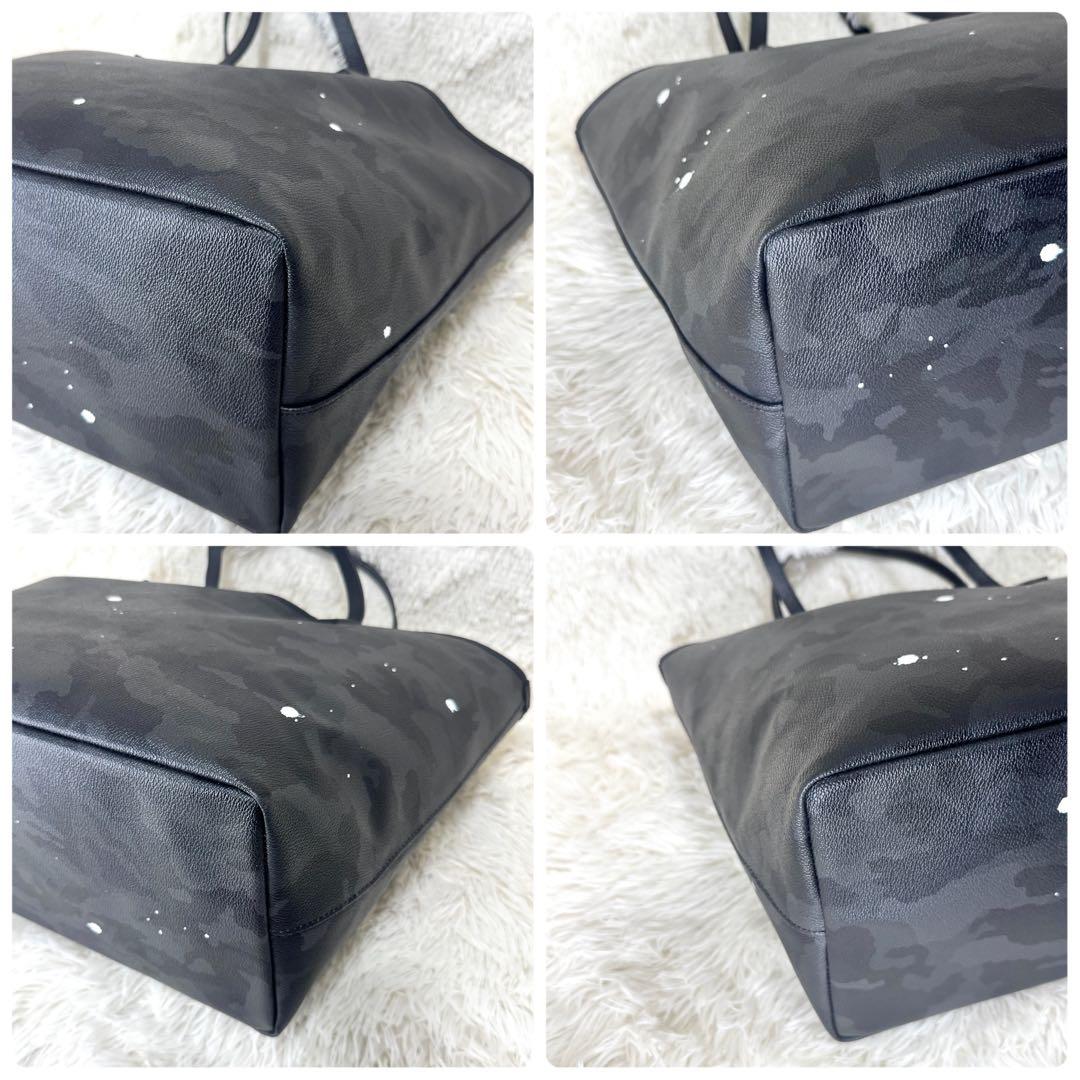 ジャンティバンティ トートバッグ MM ブラックカモ 迷彩 PVC 肩掛け A4