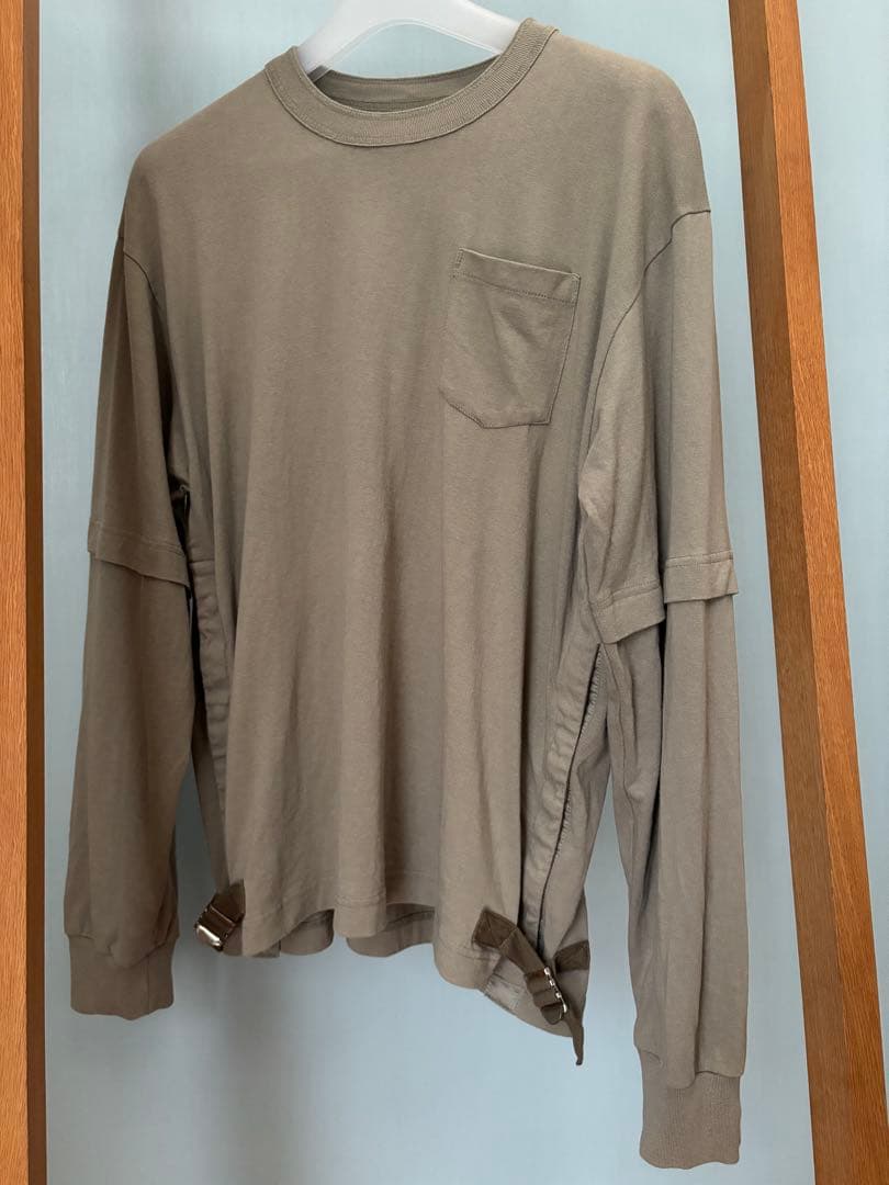 【 sacai 】レイヤード　ロングスリーブ Tシャツ サイズ2