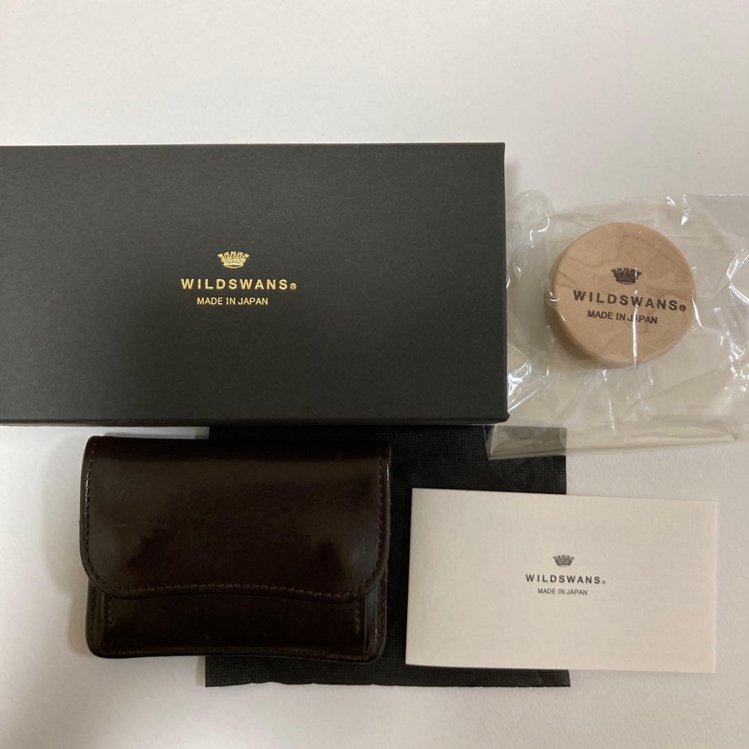 WILD SWANS タング　チョコ　王冠ロゴ　財布