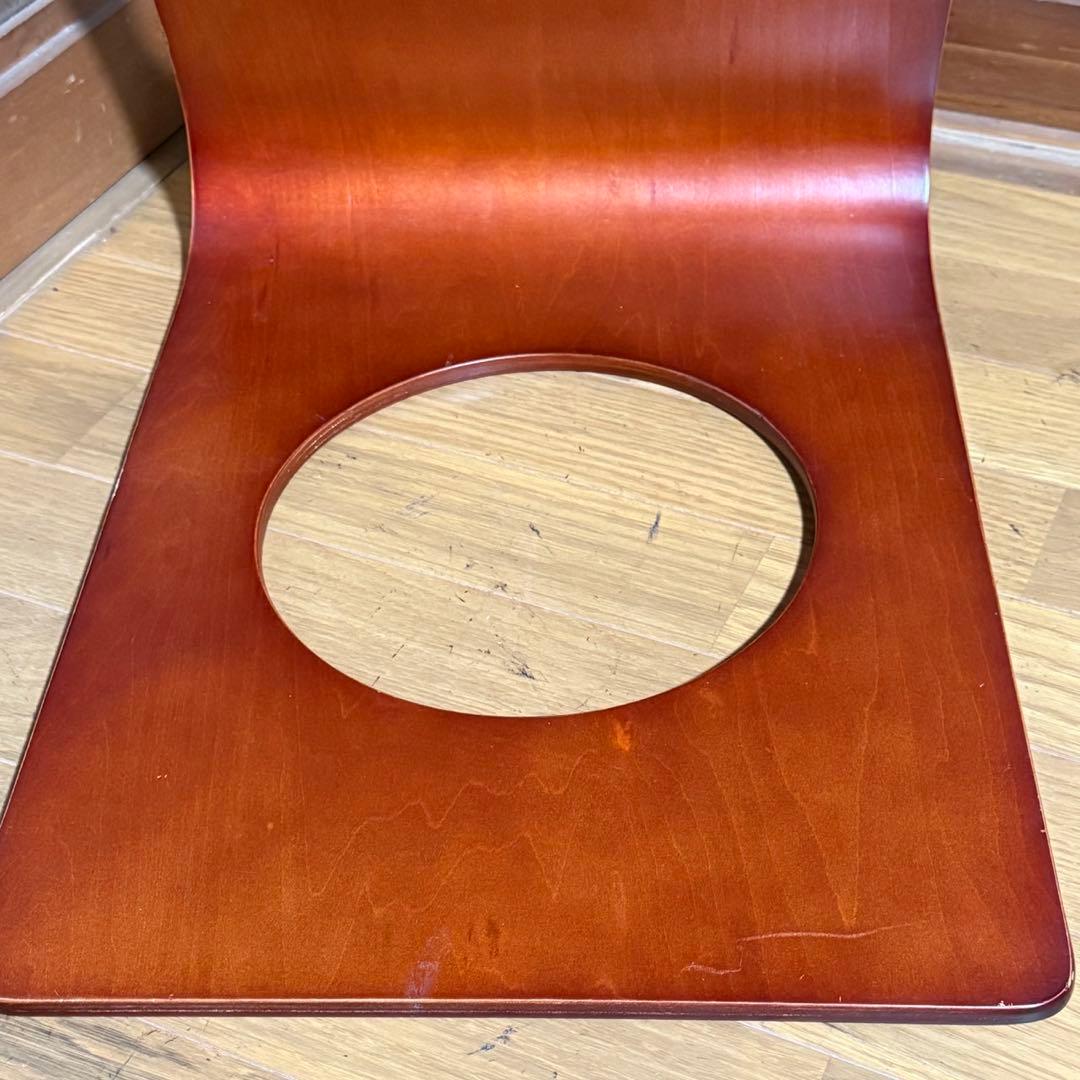 曲げ椅子　座椅子　花柄