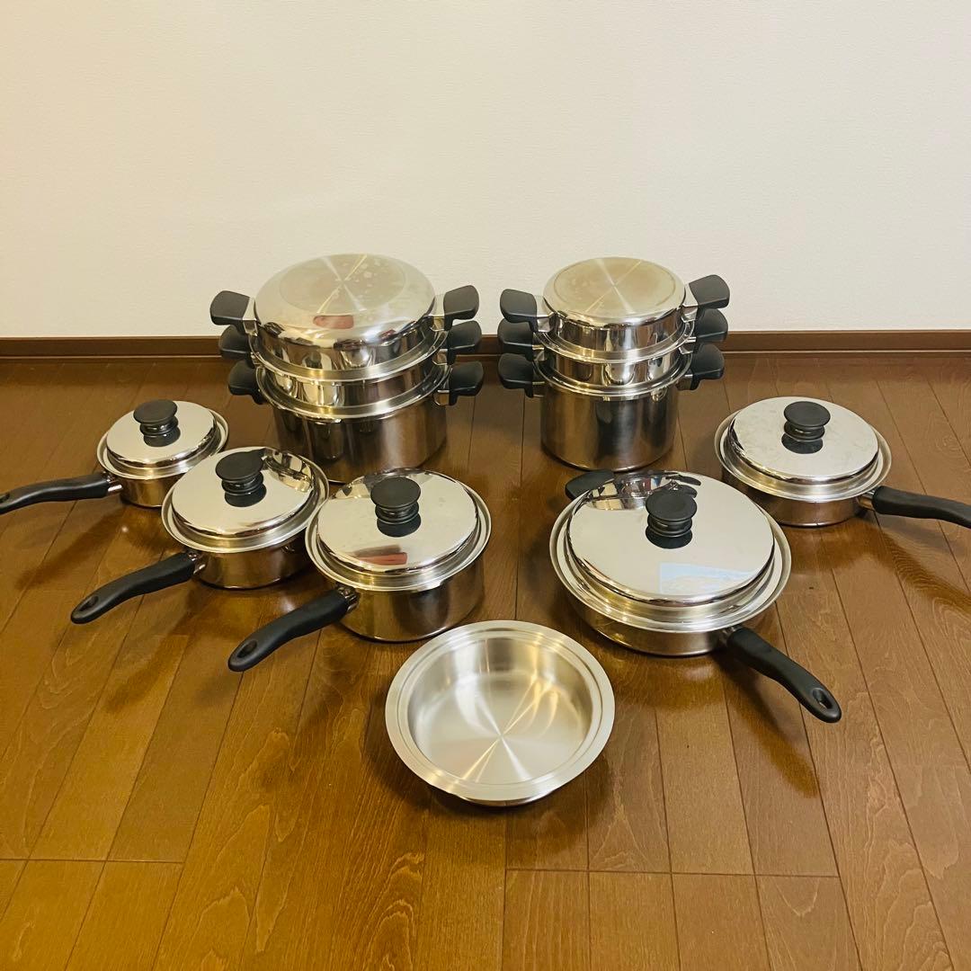 ち*ぃ様 アムウェイ シチューパン　ソースパン　フライパン　鍋セット