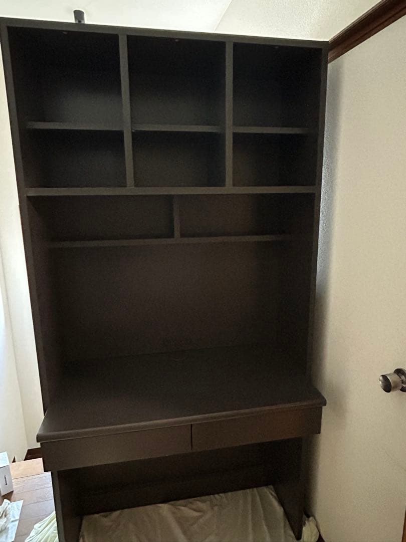 壁面オープンラックデスク　（本棚＆デスク）