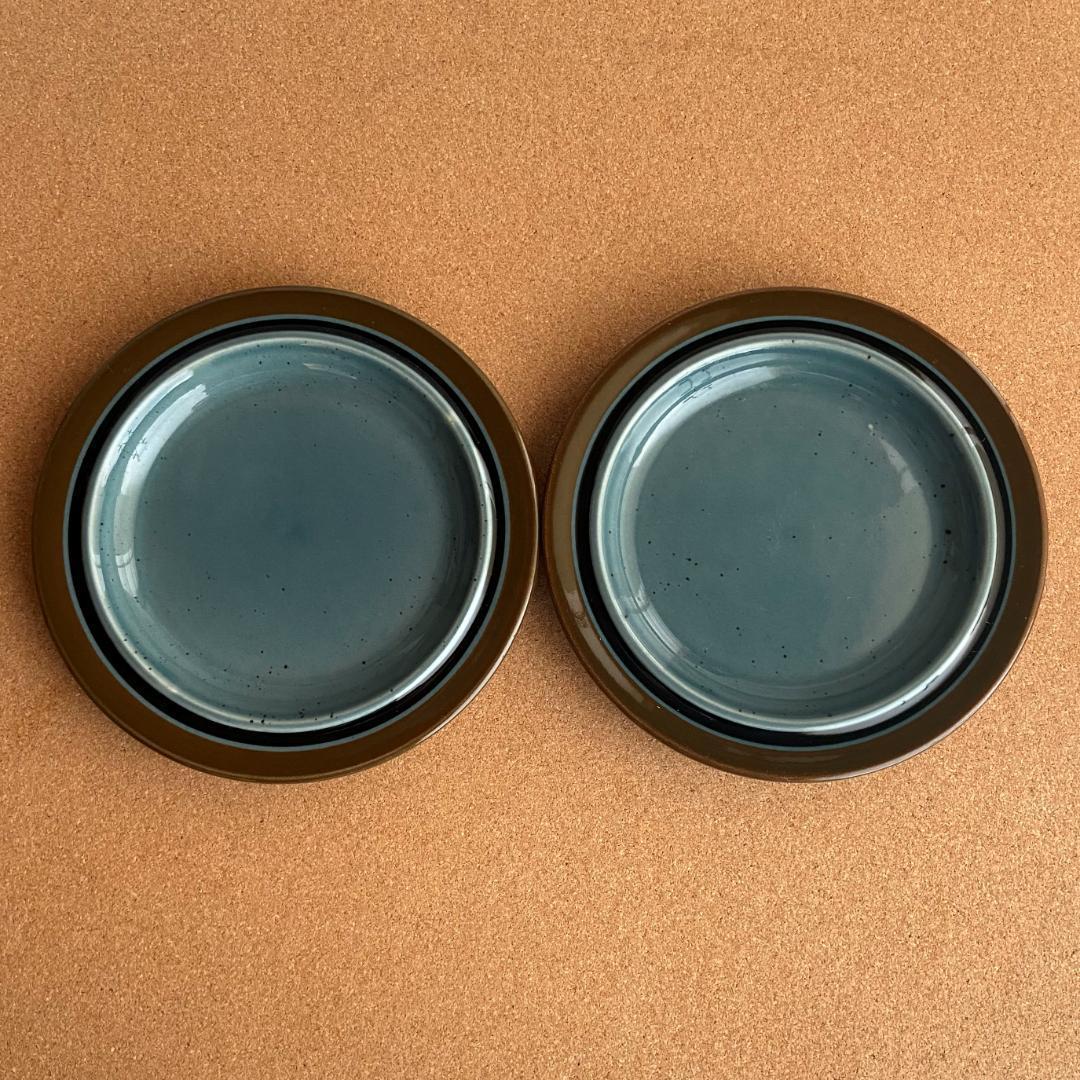 ＊北欧 ヴィンテージ＊アラビア Meri メリ プレート Φ17 小皿 2枚AB