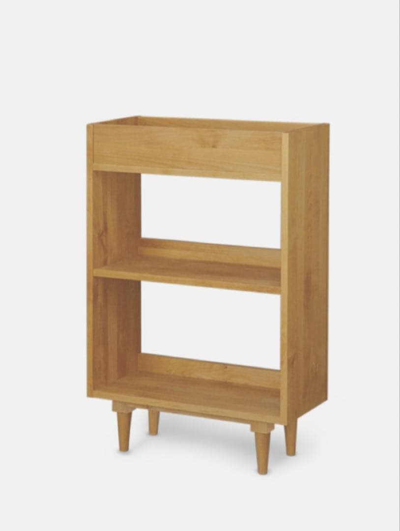 モモナチュラル シェルフ　本棚　食器棚