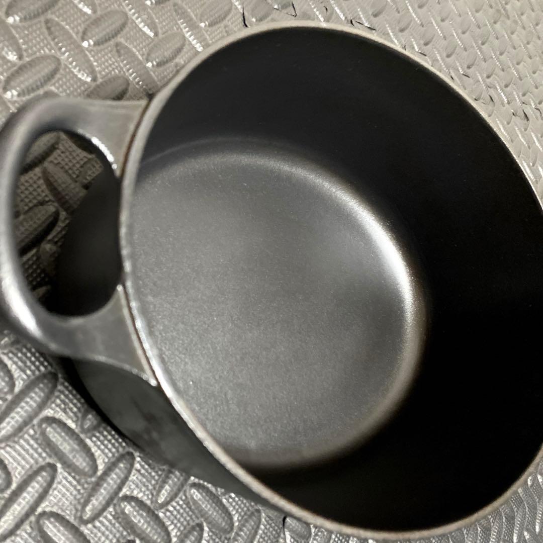 ル・クルーゼ オーバル 25cm ブラック 黒マットホーロー