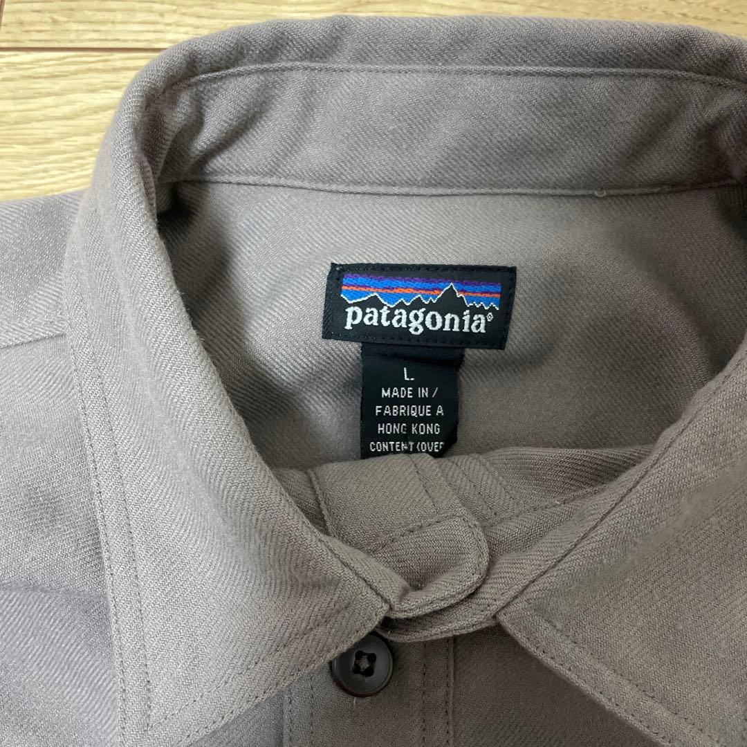 patagonia ファリアーズシャツ ワークシャツ グレー 90s レアモデル