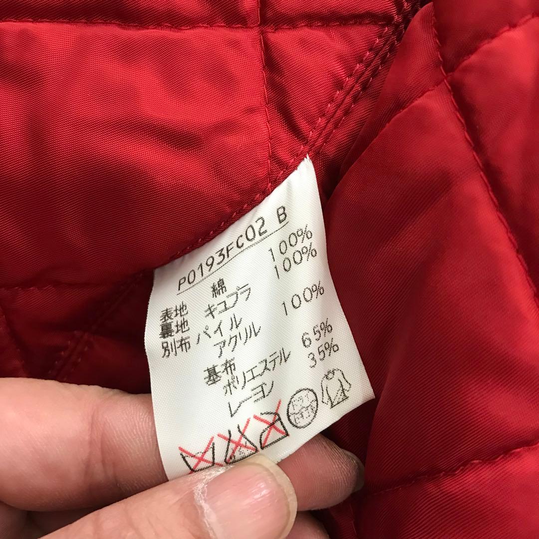 PINK HOUSE タータンチェック ボア ダッフルコート 赤 希少 フリー