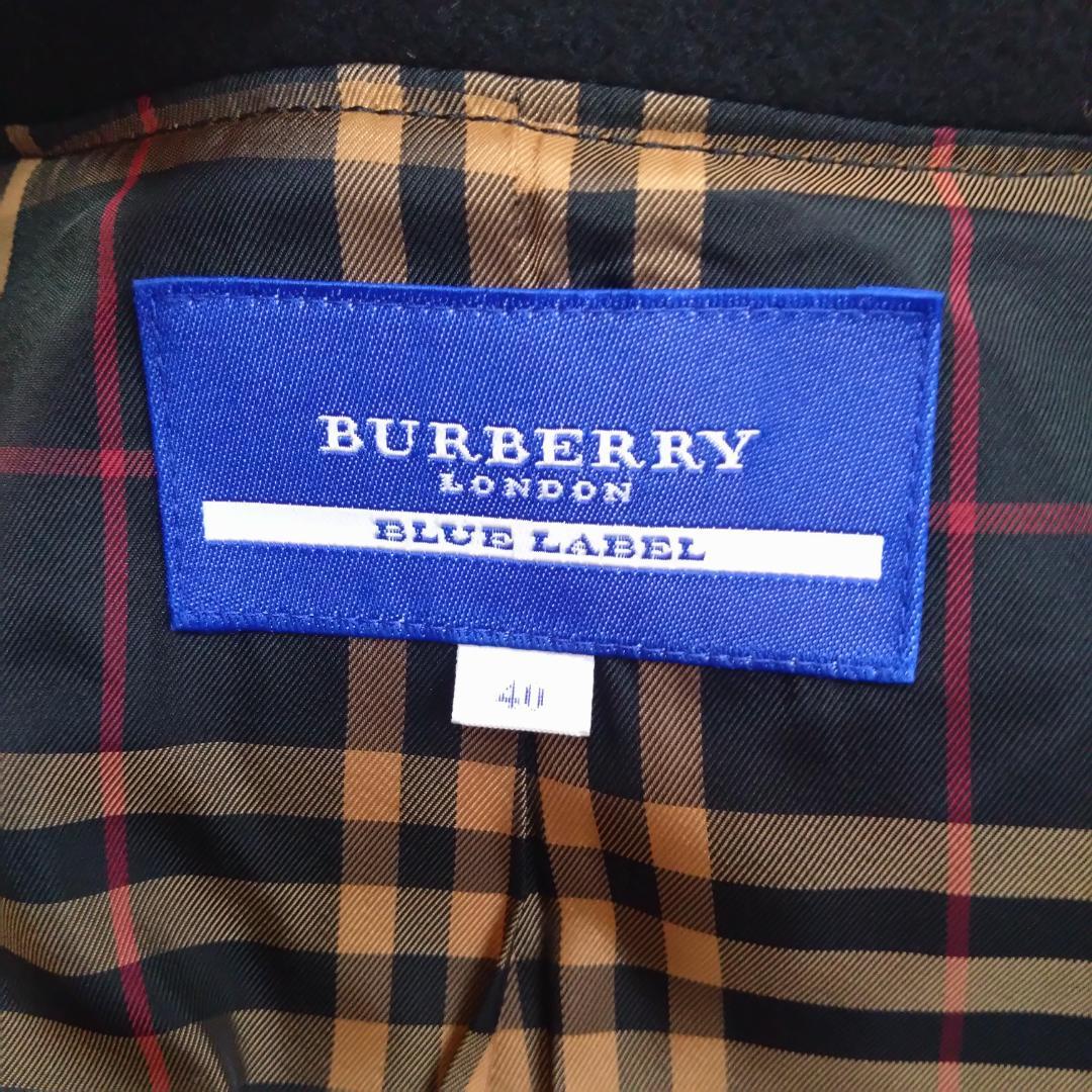 BURBERRY ダッフルコート 40サイズ　L相当　ノバチェック　黒ブラック