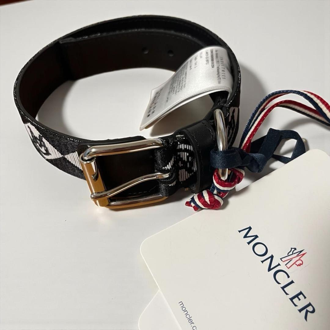 モンクレール×ポルド コラボ 犬用首輪 L ドッグカラー レザー 黒 ベルト