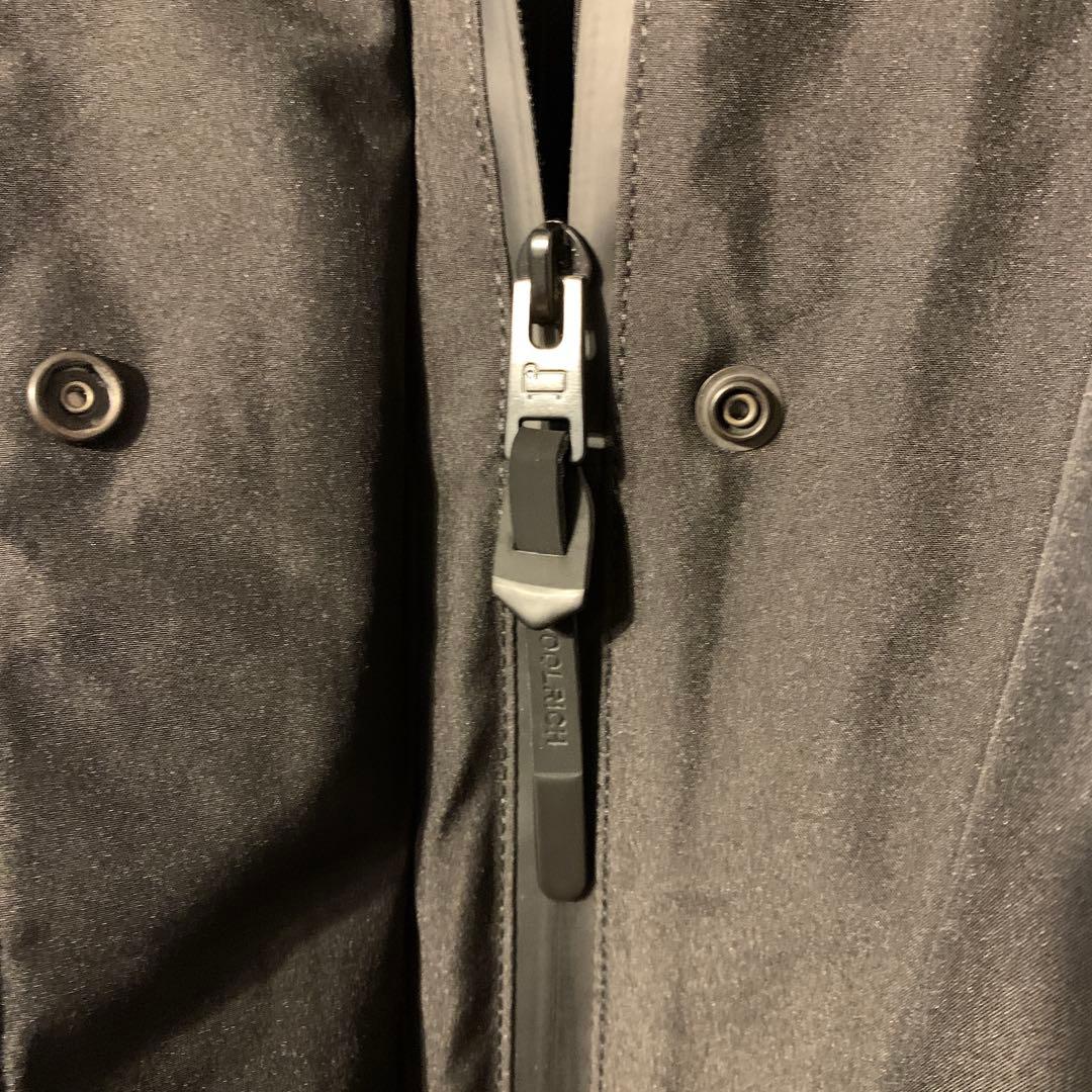 超美品WOOLRICH フード付きロング丈ダウンジャケット ブラック Sフェザー