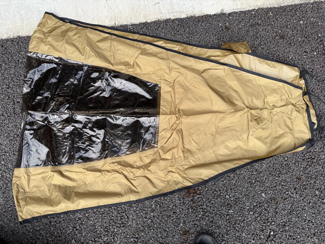 SHELTER G本体、メッシュドア2個、TPUドア、グランドシートセット