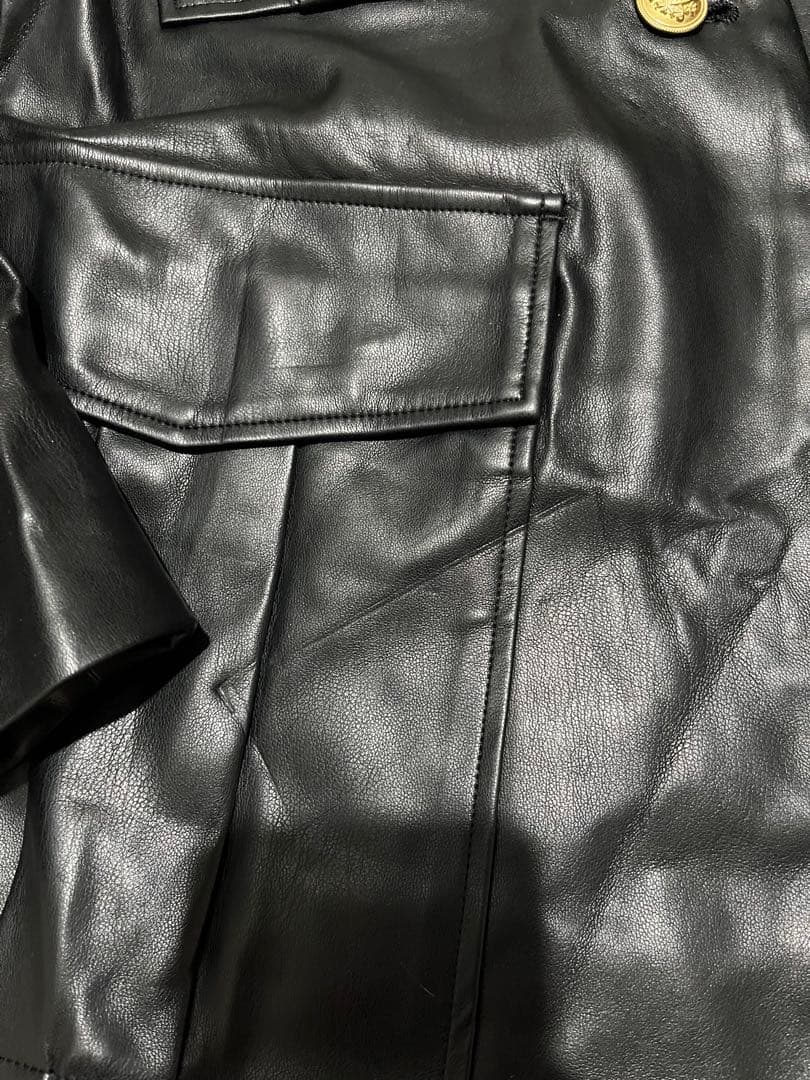 Whim Gazette(ウィム ガゼット)エコレザーブルゾン¥53,900