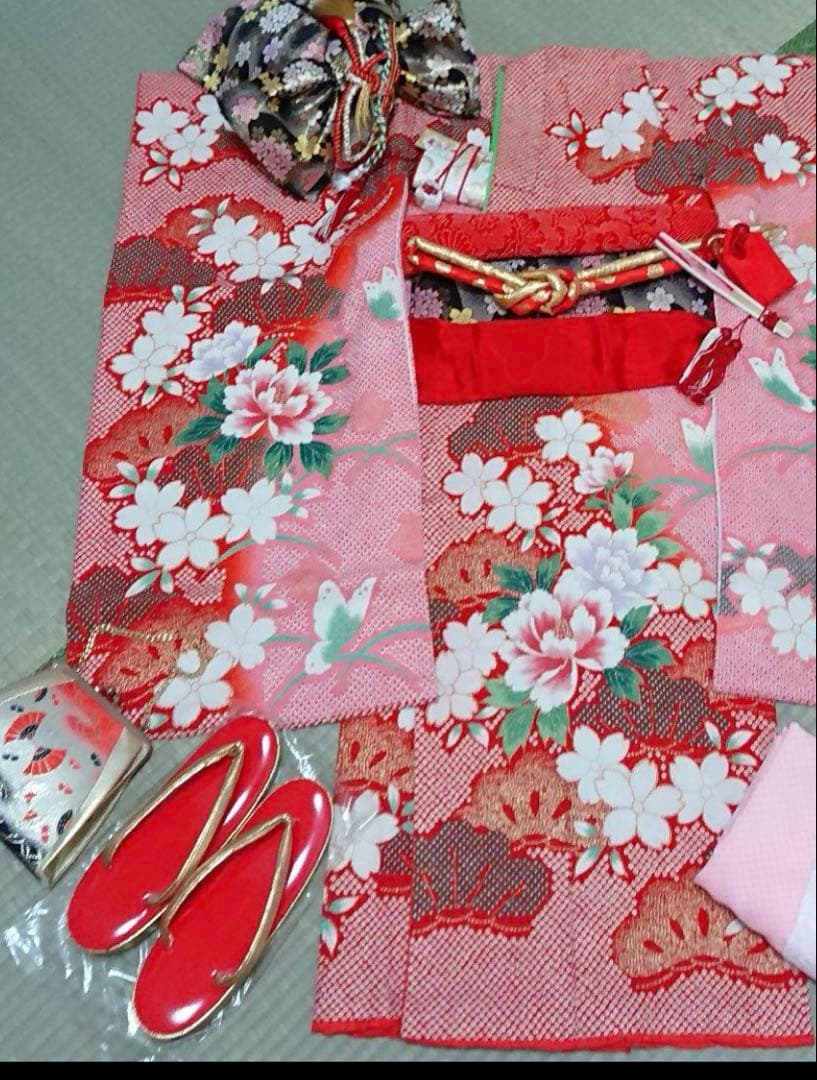 七五三　7歳　着物　草履セット