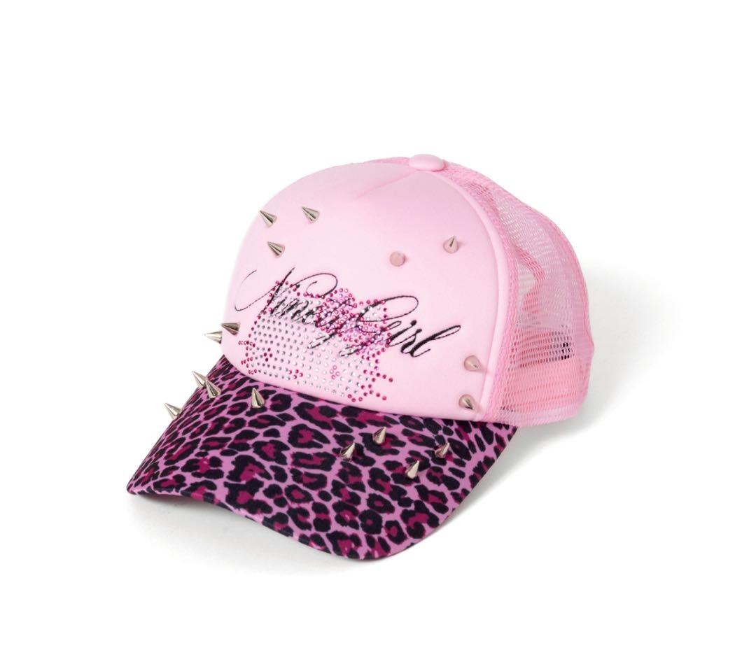 帽子 9090 girl HELLO KITTY Studded Mesh Cap