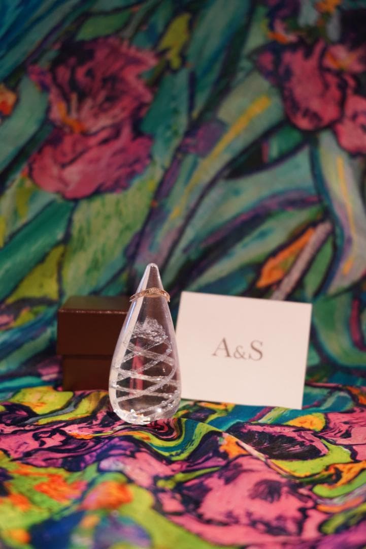 agete アガット K10 ダイヤモンド リング 指輪 7号 箱・証明書付き