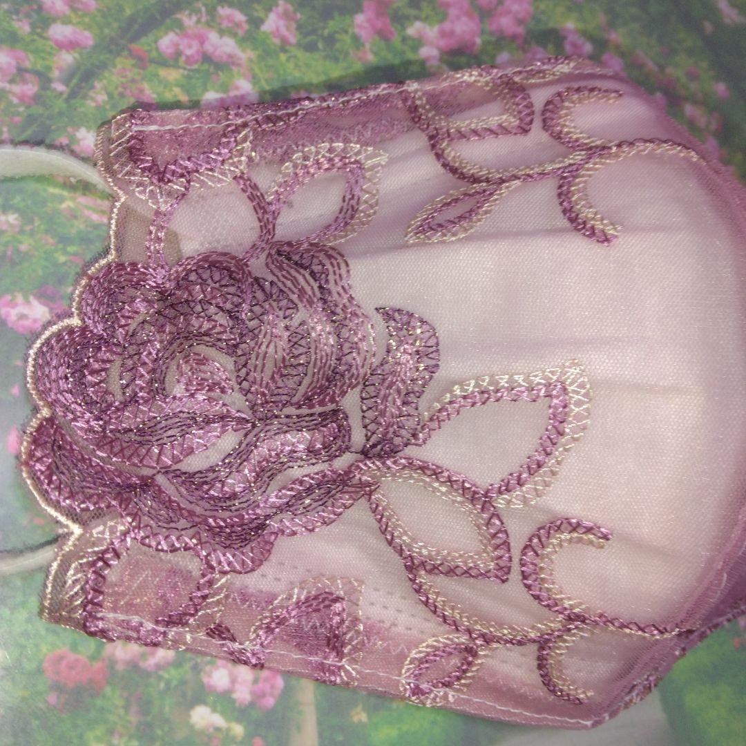 おしゃれなマスクカバー/裏地高島ちぢみ(25268)