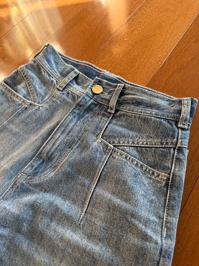 LOULOU WILLOUGHBY アルアバイル　デニムバギーパンツ