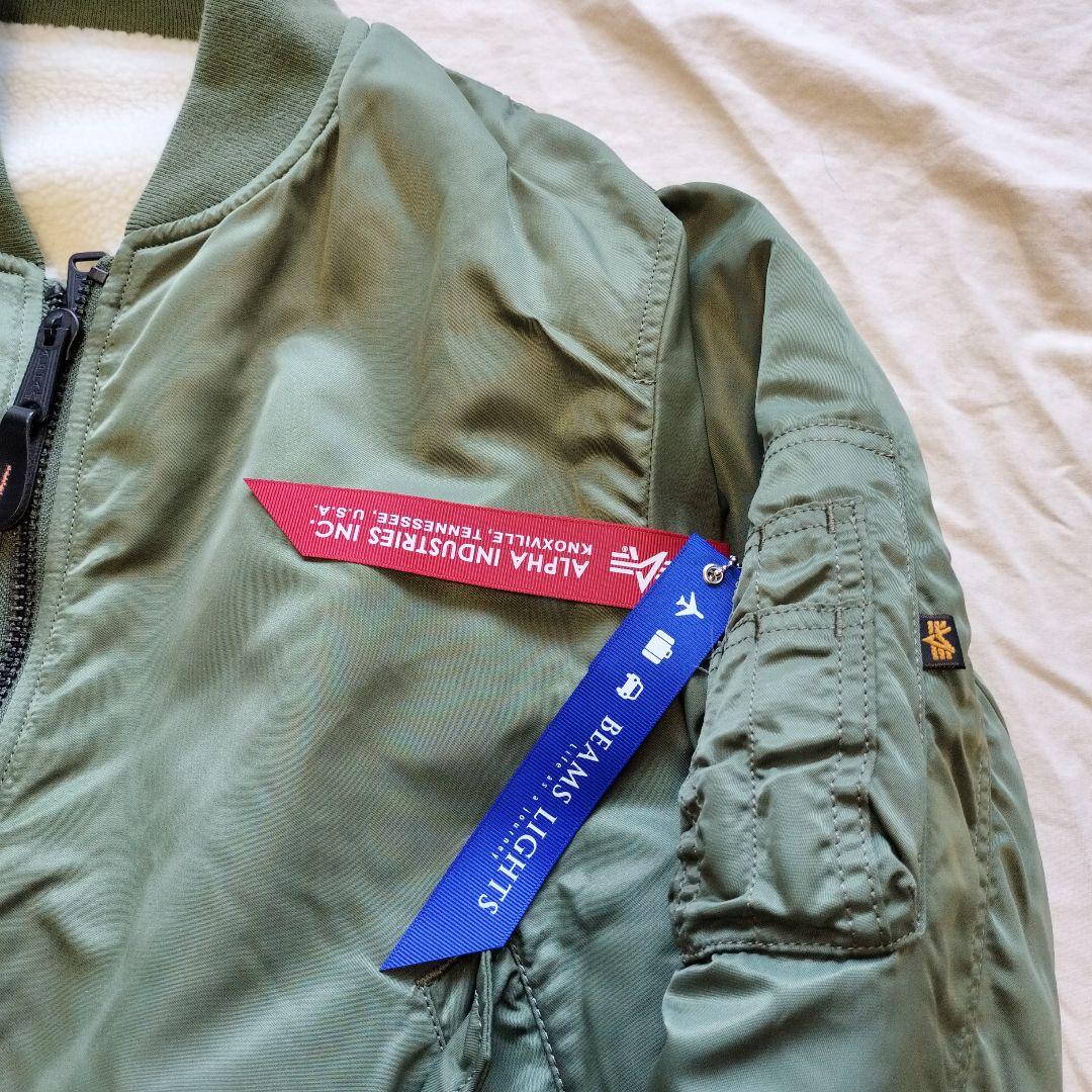 ALPHA INDUSTRIES×BEAMS LIGHTS リバーシブルMA-1
