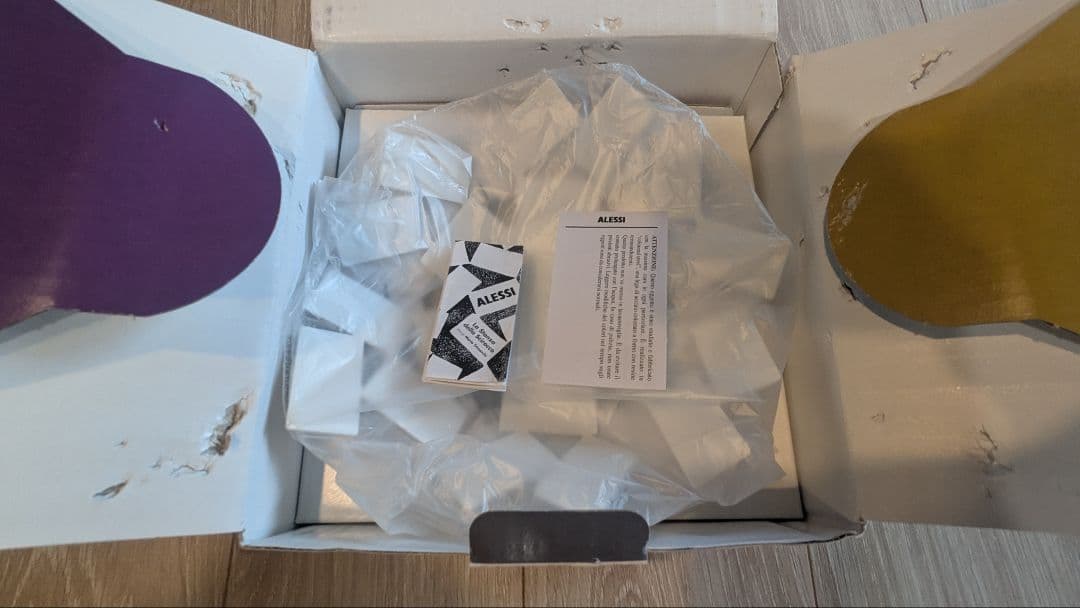 Alessi La Stanza dello Scirocco 白、新品箱傷あり