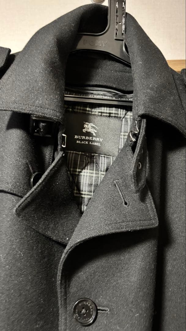 【1/5終了最終価格】バーバリーブラックレーベル トレンチコート ライナー付 黒
