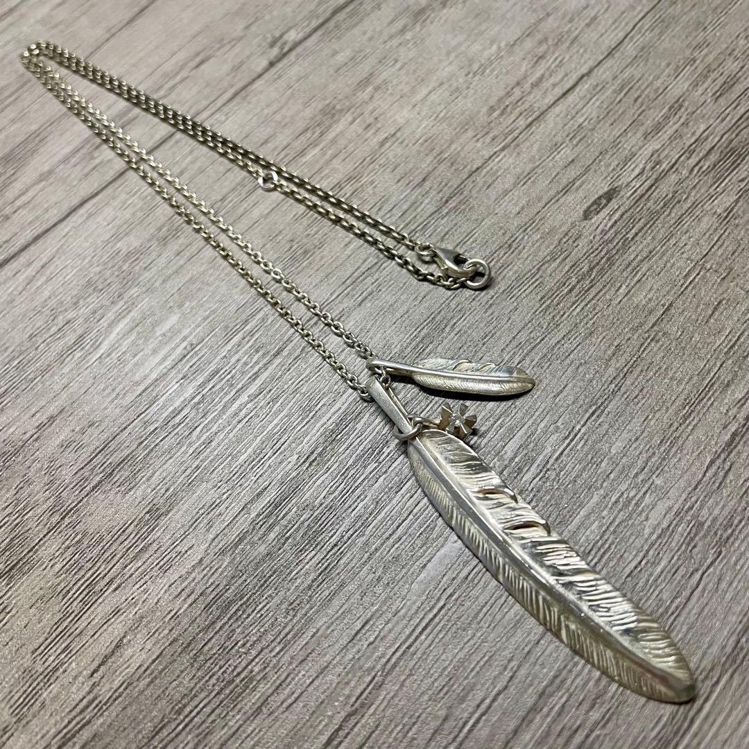 【JAM  MADE】 ダブルフェザーダイヤモンドネックレス