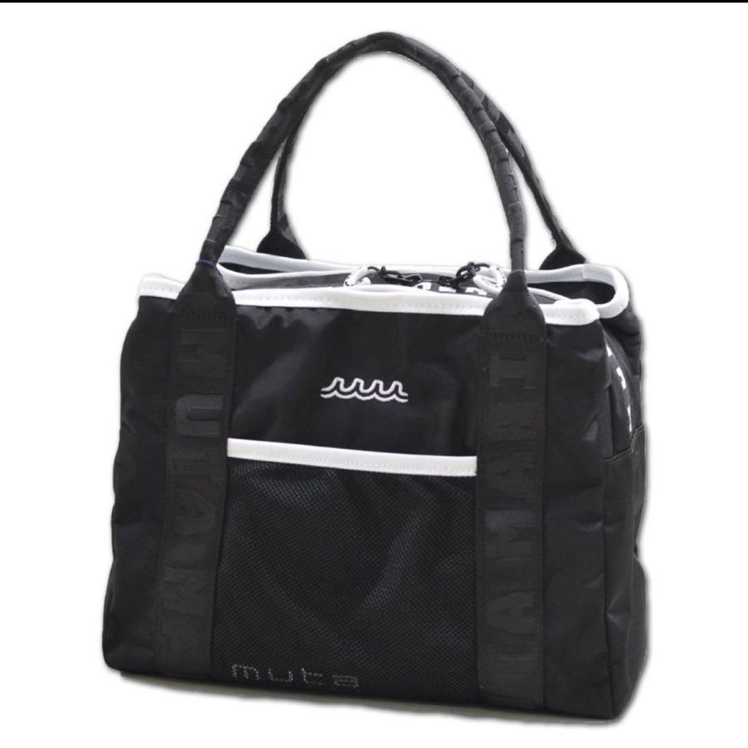 muta パーテーショントートバッグ　黒　ブラック　ゴルフ　保冷保温