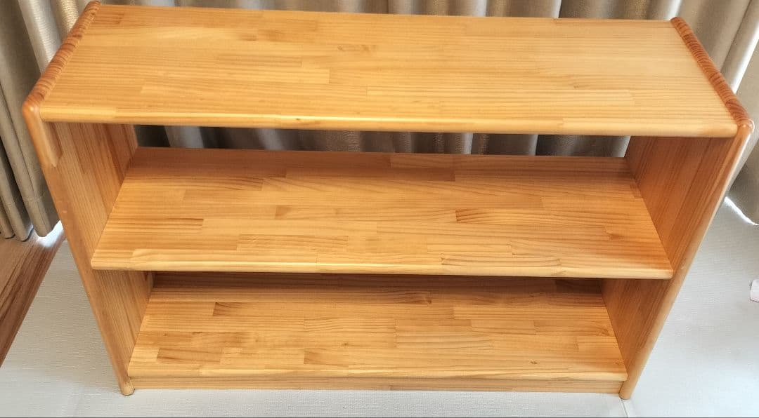 ブロック社　白木棚